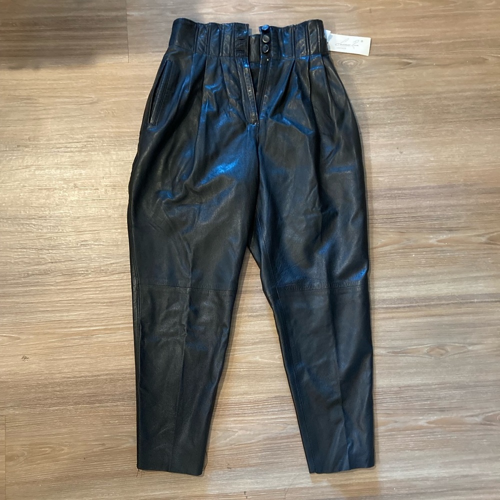 Vintage Leonardo Rivas Leather pants